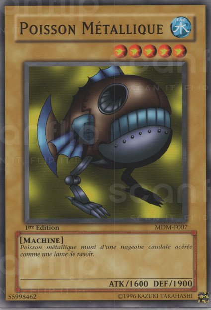 YGO [FR] MDM-F007 POISSON METALLIQUE (COMMUNE)