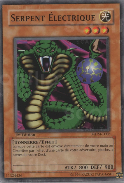 YGO [FR] MDM-F008 (ED1) SERPENT &Eacute;LECTRIQUE (COMMUNE)