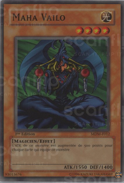 YGO [FR] MDM-F012 (ED1) MAHA VAILO (SUPER RARE)