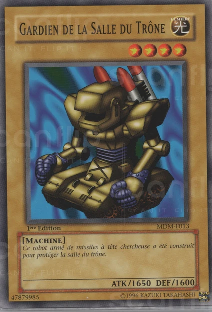 YGO [FR] MDM-F013 (ED1) GARDIEN DE LA SALLE DU TRONE (COMMUNE)