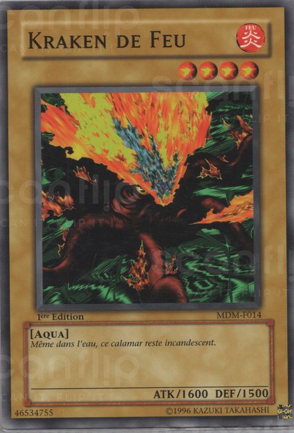 YGO [FR] MDM-F014 KRAKEN DE FEU (COMMUNE)