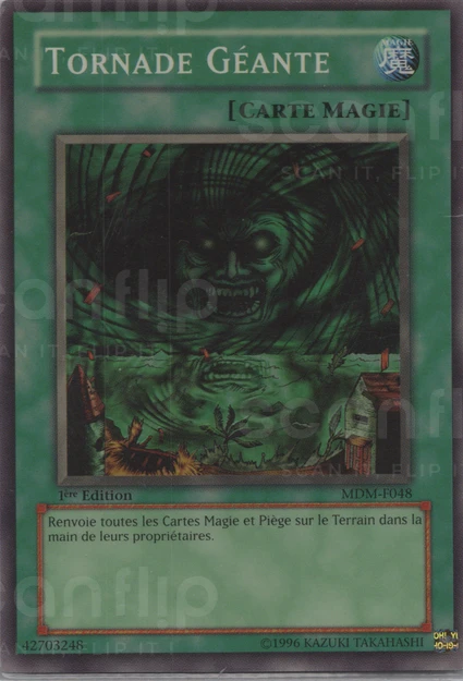 YGO [FR] MDM-F048 (ED1) TORNADE GEANTE (SUPER RARE)