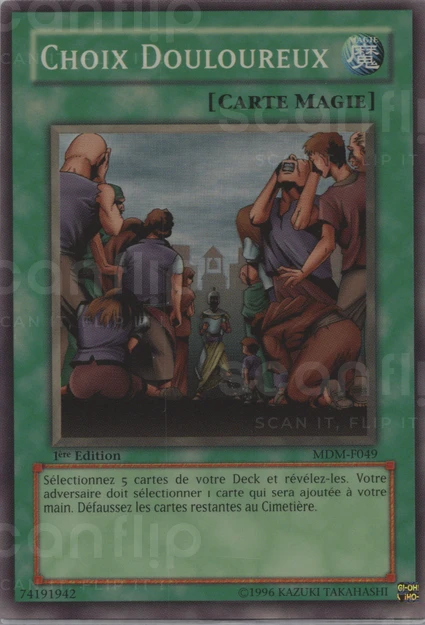 YGO [FR] MDM-F049 CHOIX DOULOUREUX (SUPER RARE)