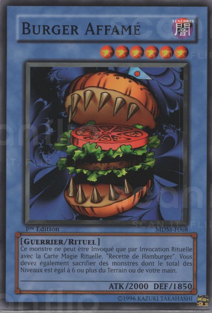 YGO [FR] MDM-F068 BURGER AFFAME (COMMUNE)