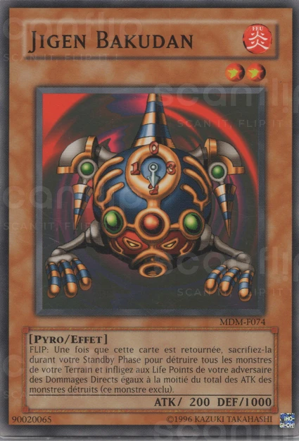 YGO [FR] MDM-F074 JIGEN BAKUDAN (COMMUNE)