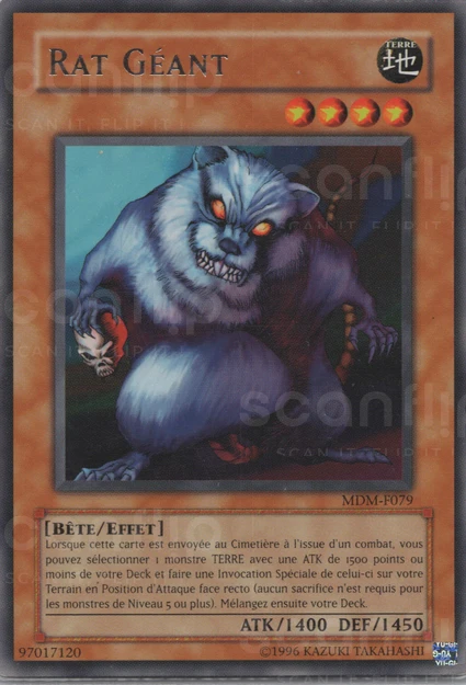 YGO [FR] MDM-F079 (ED1) RAT GEANT (RARE)