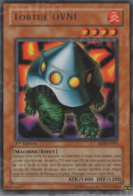YGO [FR] MDM-F081 (ED1) TORTUE OVNI (RARE)