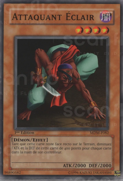 YGO [FR] MDM-F082 (ED1) ATTAQUANT &Eacute;CLAIR (COMMUNE)