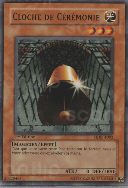 YGO [FR] MDM-F092 (ED1) CLOCHE DE CEREMONIE (COMMUNE)