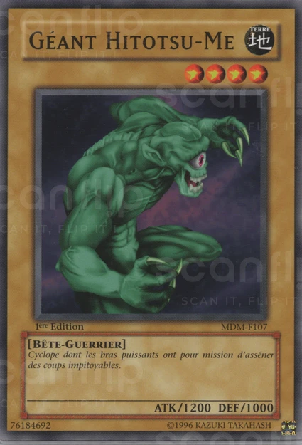YGO [FR] MDM-F107 GEANT HITOTSU-ME (COMMUNE)