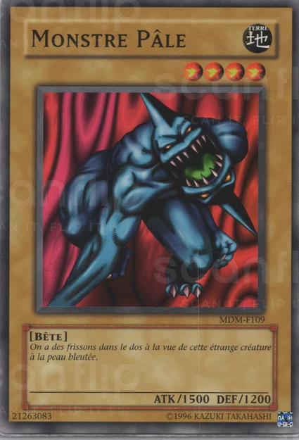 YGO [FR] MDM-F109 MONSTRE PALE (COMMUNE)