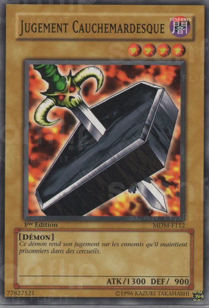 YGO [FR] MDM-F112 (ED1) JUGEMENT CAUCHEMARDESQUE (COMMUNE)