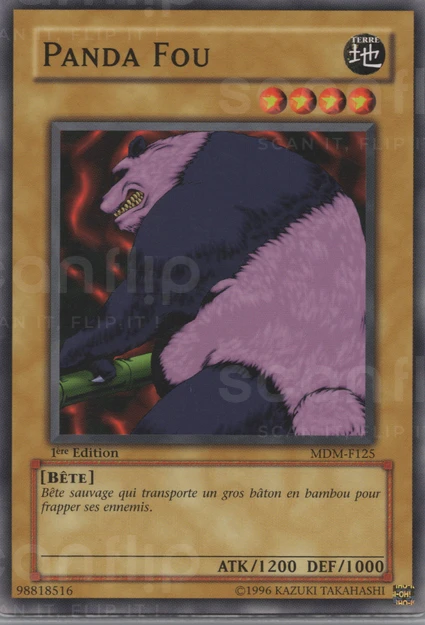 YGO [FR] MDM-F125 PANDA FOU (COMMUNE)