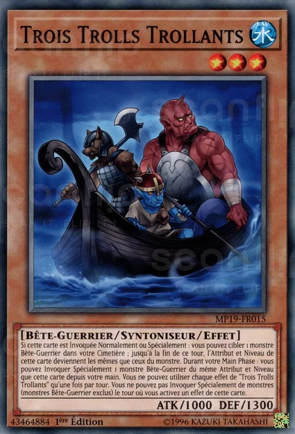 YGO [FR] MP19-FR015 TROIS TROLLS TROLLANTS (COMMUNE)