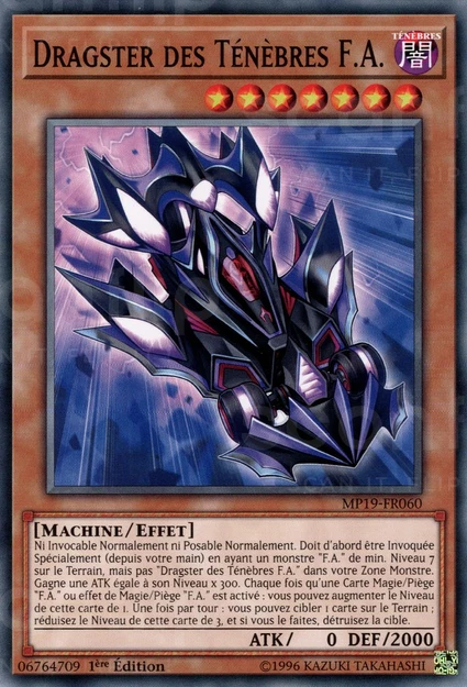 YGO [FR] MP19-FR060 DRAGSTER DES TENEBRES F.A. (COMMUNE)