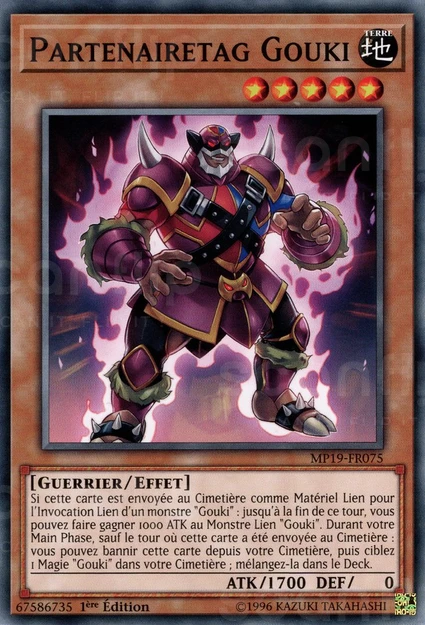 YGO [FR] MP19-FR075 PARTENAIRETAG GOUKI (COMMUNE)