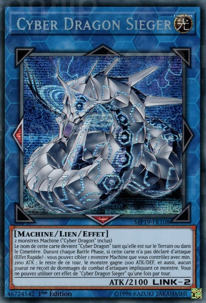 YGO [FR] MP19-FR108 CYBER DRAGON SIEGER (PRISMATIC SECRET RARE)