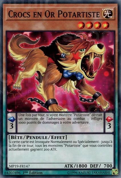 YGO [FR] MP19-FR147 CROCS EN OR POTARTISTE (COMMUNE)