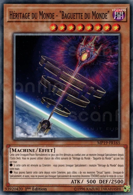 YGO [FR] MP19-FR165 HERITAGE DU MONDE - BAGUETTE DU MONDE (COMMUNE)