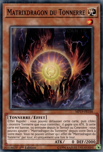YGO [FR] MP19-FR166 MATRIXDRAGON DU TONNERRE (COMMUNE)