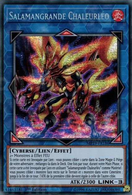 YGO [FR] MP19-FR186 SALAMANGRANDE CHALEURLEO (PRISMATIC SECRET RARE)