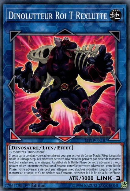 YGO [FR] MP19-FR187 DINOLUTTEUR ROI T REXLUTTE (COMMUNE)
