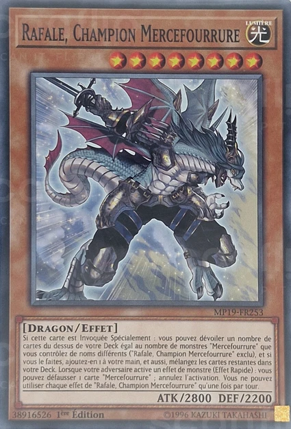 YGO [FR] MP19-FR253 RAFALE, CHAMPION MERCEFOURRURE (COMMUNE)