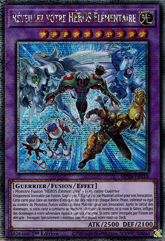 YGO [FR] MP24-FR018 REVEILLEZ VOTRE H&Eacute;ROS &Eacute;LEMENTAIRE (QUARTER CENTURY SECRET RARE)