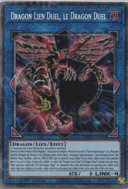 YGO [FR] MP25-FR039 DRAGON LIEN DUEL, LE DRAGON DUEL (STARLIGHT RARE)