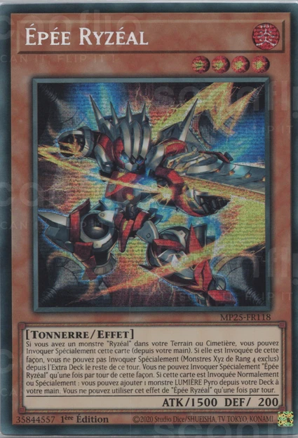 YGO [FR] MP25-FR118 &Eacute;PEE RYZEAL (PRISMATIQUE)