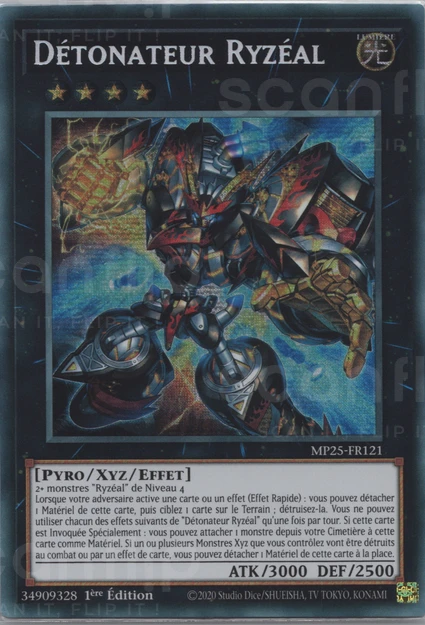 YGO [FR] MP25-FR121 DETONATEUR RYZEAL (PRISMATIQUE)