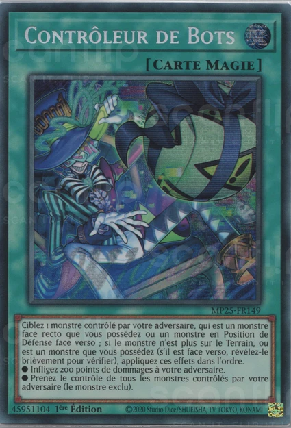 YGO [FR] MP25-FR149 CONTROLEUR DE BOTS (PRISMATIQUE)