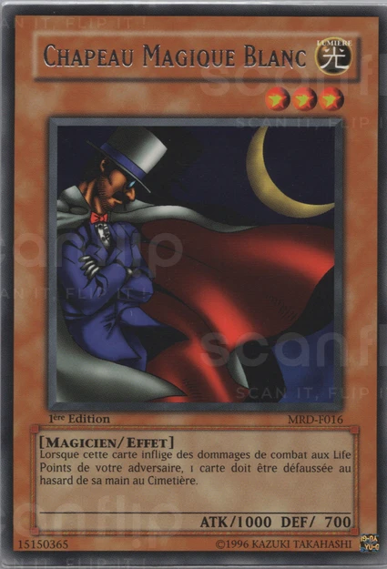YGO [FR] MRD-F016 (ED1) CHAPEAU MAGIQUE BLANC (RARE)