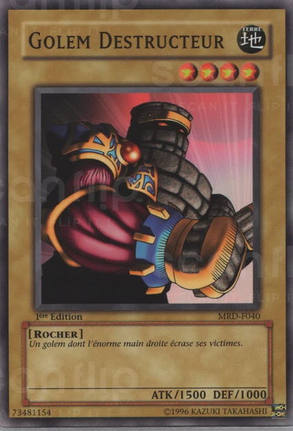 YGO [FR] MRD-F040 GOLEM DESTRUCTEUR (COMMUNE)