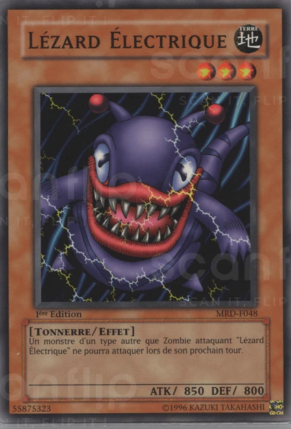 YGO [FR] MRD-F048 (ED1) LEZARD &Eacute;LECTRIQUE (COMMUNE)