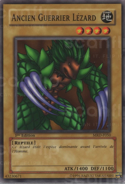 YGO [FR] MRD-F050 (ED1) ANCIEN GUERRIER LEZARD (COMMUNE)