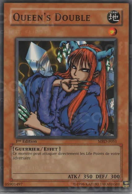 YGO [FR] MRD-F051 (ED1) QUEEN'S DOUBLE (COMMUNE)
