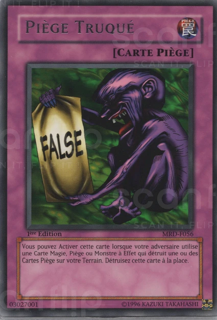 YGO [FR] MRD-F056 PIEGE TRUQUE (RARE)