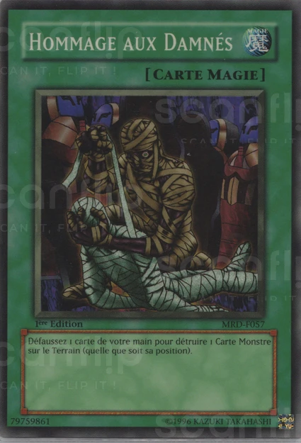 YGO [FR] MRD-F057 (ED1) HOMMAGE AUX DAMNES (SUPER RARE)