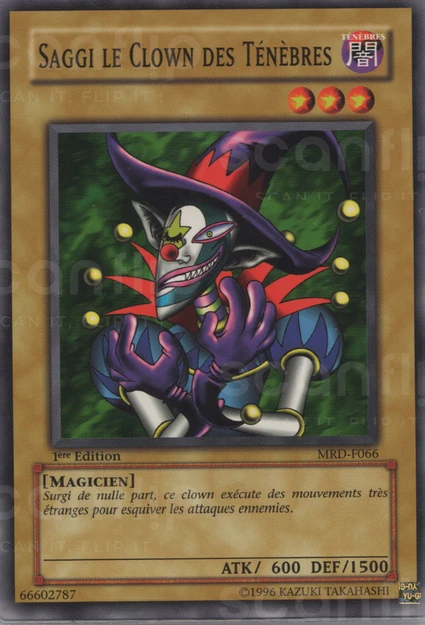 YGO [FR] MRD-F066 (ED1) SAGGI LE CLOWN DES TENEBRES (COMMUNE)