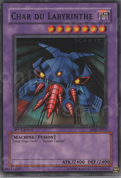 YGO [FR] MRD-F091 (ED1) CHAR DU LABYRINTHE (COMMUNE)