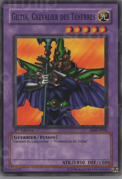 YGO [FR] MRD-F094 (ED1) GILTIA, CHEVALIER DES TENEBRES (COMMUNE)