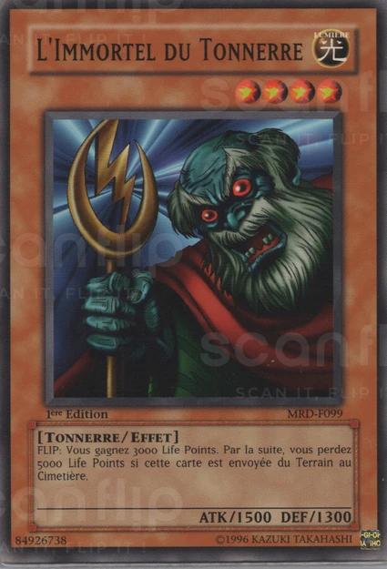 YGO [FR] MRD-F099 (ED1) L'IMMORTEL DU TONNERRE (COMMUNE)