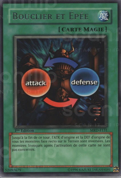 YGO [FR] MRD-F131 (ED1) BOUCLIER ET &Eacute;PEE (RARE)