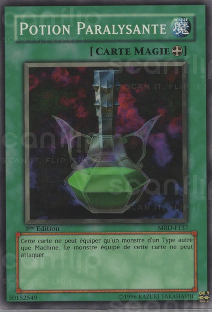 YGO [FR] MRD-F137 (ED1) POTION PARALYSANTE (COMMUNE)