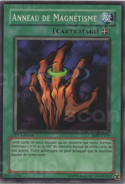 YGO [FR] MRD-F139 (ED1) ANNEAU DE MAGNETISME (COMMUNE)