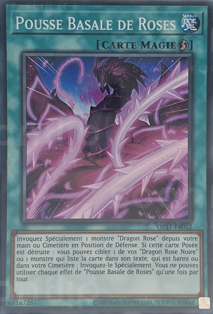 YGO [FR] OP17-FR012 POUSSE BASALE DE ROSES (SUPER RARE)