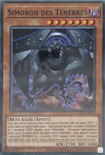 YGO [FR] OP17-FR016 SIMORGH DES TENEBRES (COMMUNE)