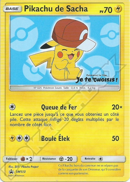 PROMO [FR] SM113 PIKACHU DE SACHA