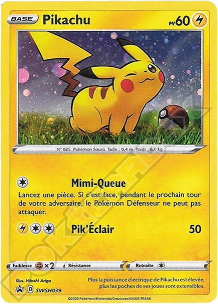 PROMO [FR] SWSH039 PIKACHU